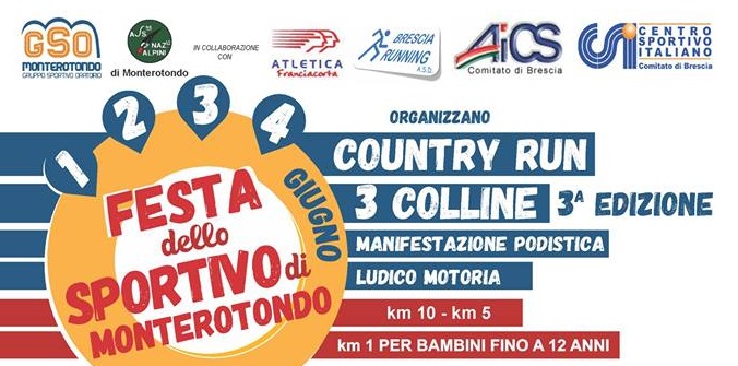 Country Run 3 Colline alla Festa dello Sportivo di Monterotondo