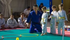 Esibizione del Judo Monterotondo G.S.O. alla Festa dello Sportivo di Monterotondo